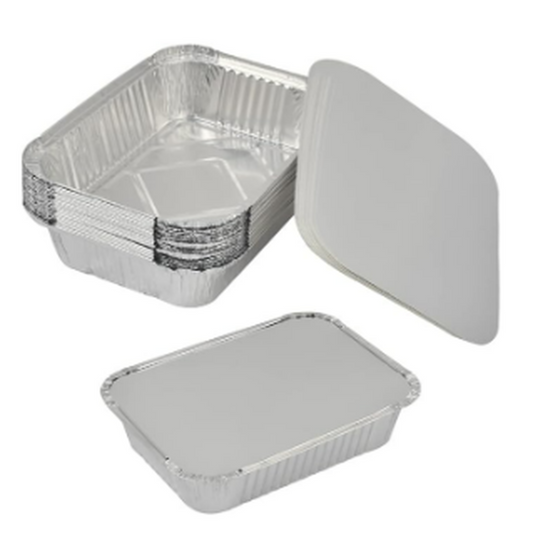 Aluminijasta posoda s pokrovom